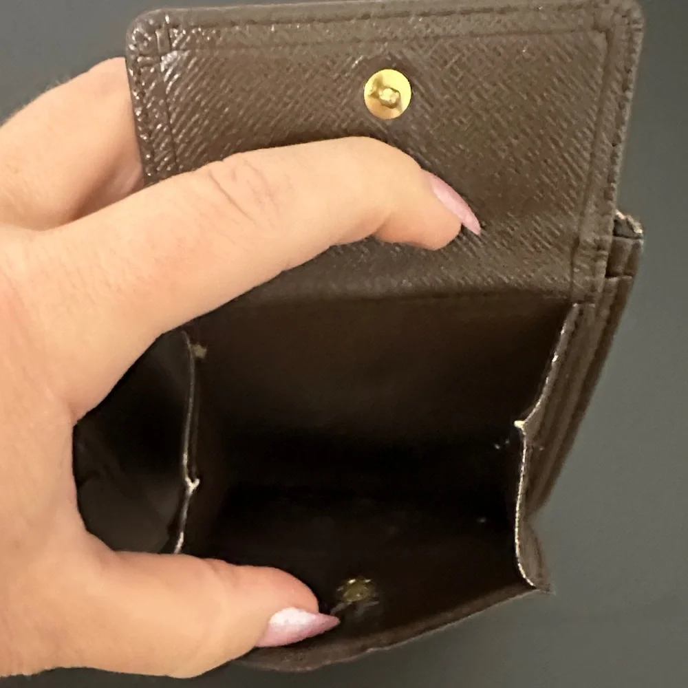 💯% Authentic Louis Vuitton Damier Ebene Wallet. See photos